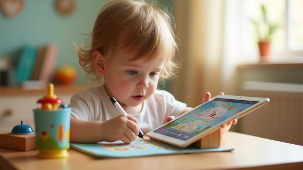 Un smartphone éducatif pour enfants, un jouet qui éveille l'intelligence