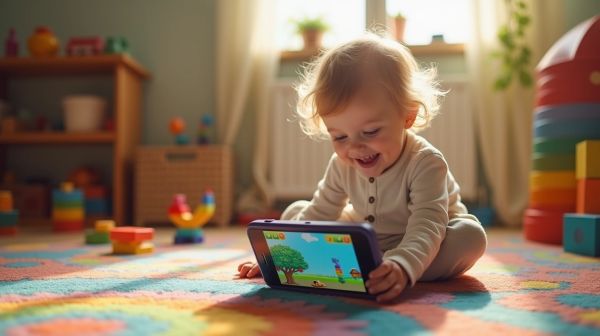 Un smartphone éducatif pour enfants, un jouet qui éveille l'intelligence